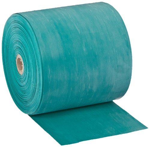 CanDo 10-6311 Sup-R Latex Free Exercise Band, 6 yd Roll, Yellow-X-Light