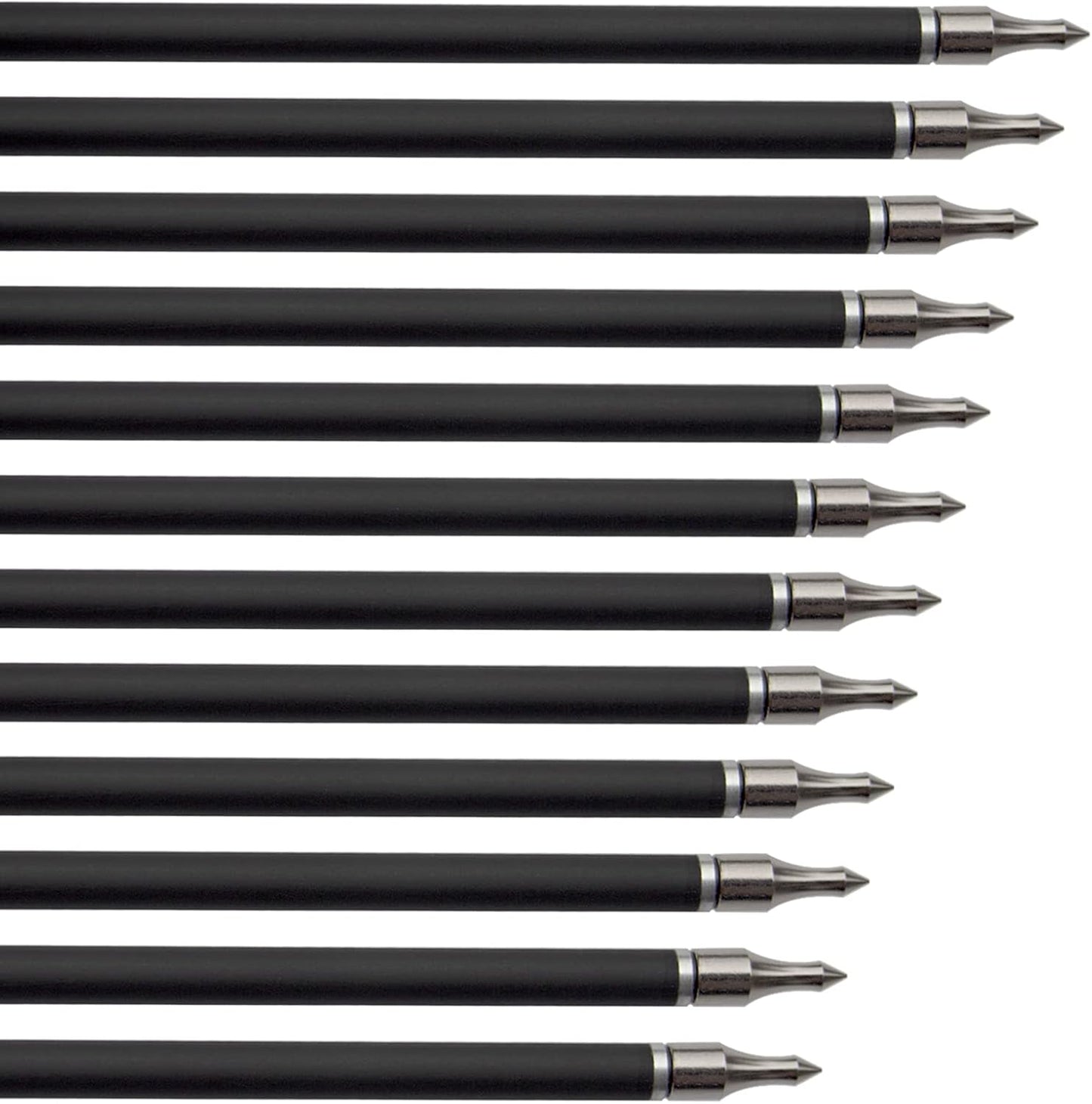 31inch Carbon Arrow Archery Targeting Practice Hunting Arrows for Compound & Recurve Bow with Removable Tips(Pack of 12)