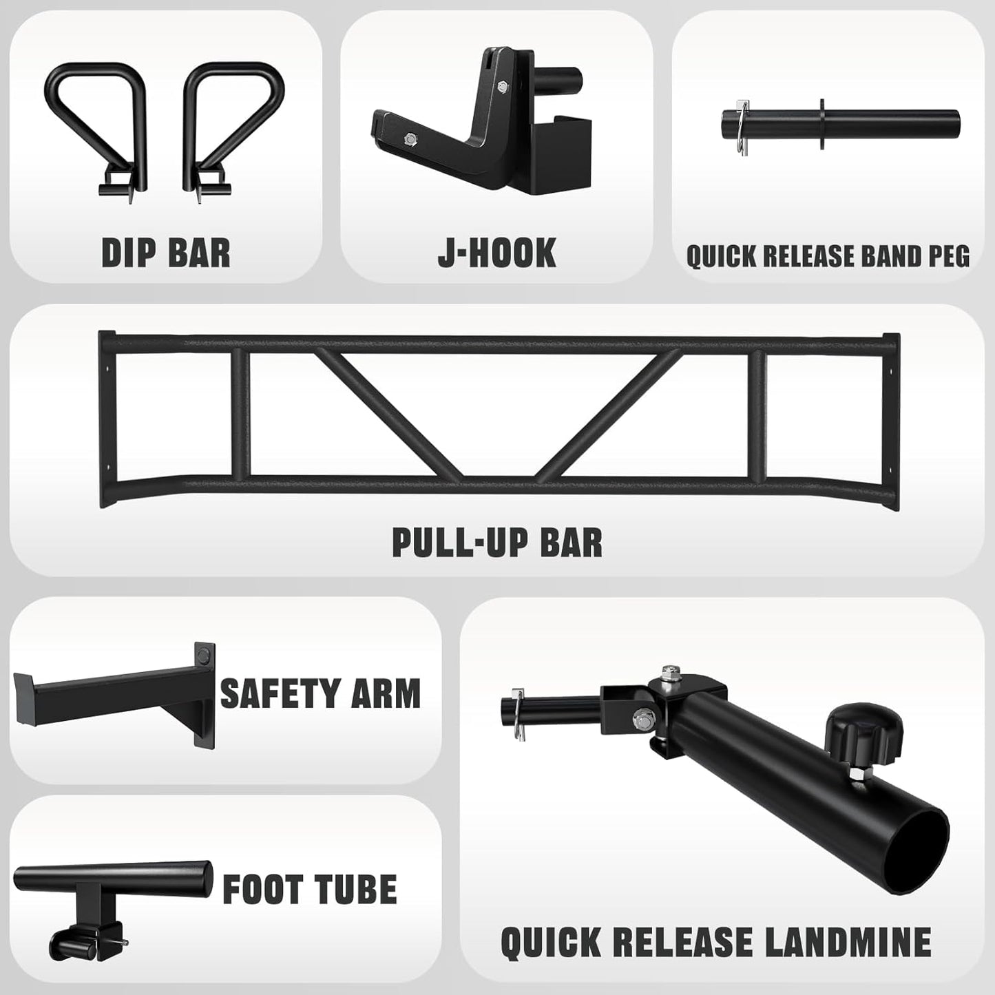 RitFit M1 & M1 Pro Smith Machine with Cable Crossover System, Multi-Function Squat Rack Power Cage for Home Gym, Power Rack and Packages