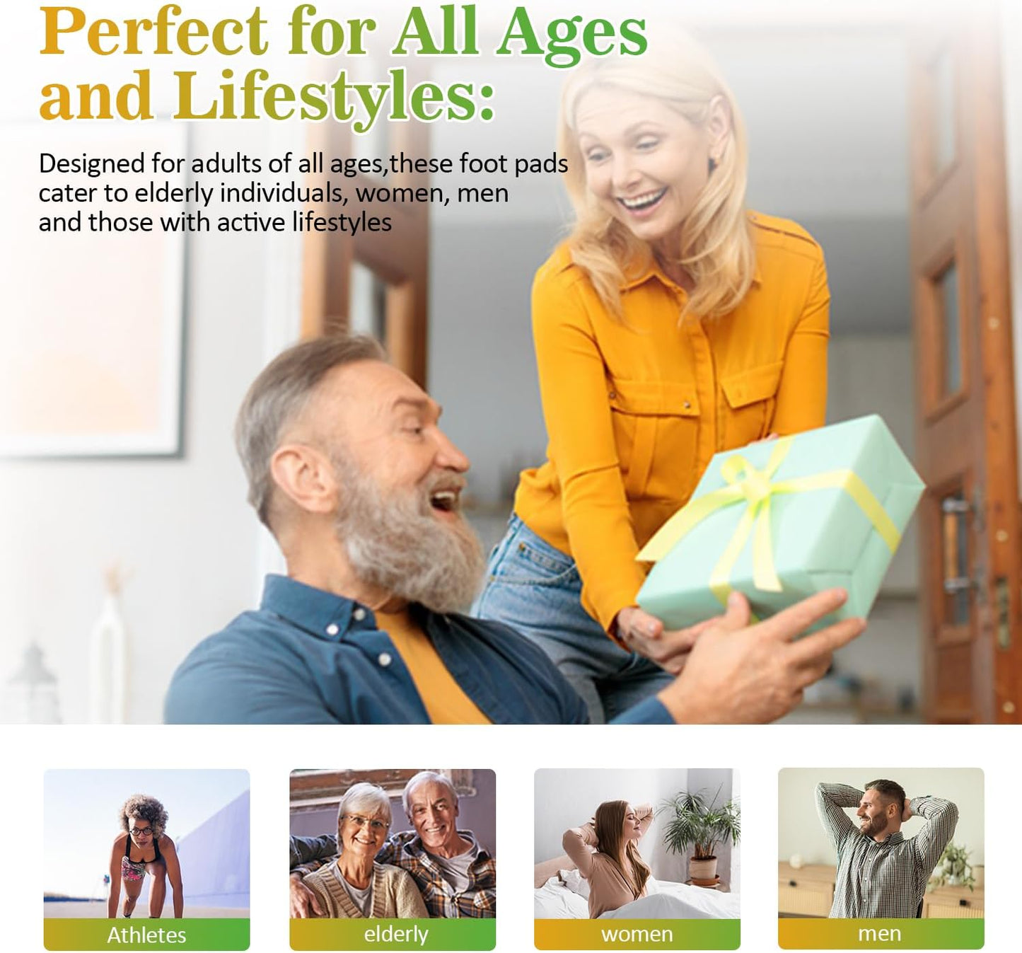 32 Pads Foot Pads -with Pure Natural Turmeric & Ginger, Wormwood, Bamboo Vinegar, Bigger Adhesive Pad Ginger Foot Pads