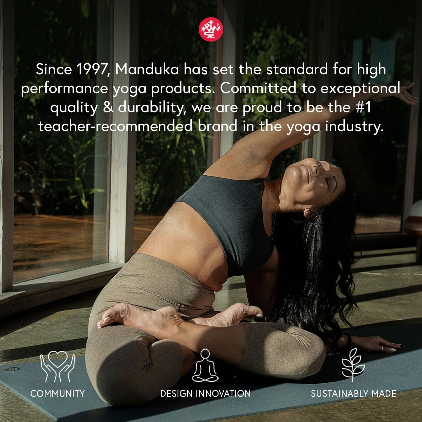 Manduka PROlite Yoga Mat 71" - 4.7mm | Lifetime Durability | Hygienic Construction | Teacher Approved | 71 x 24 inches | Elderberry