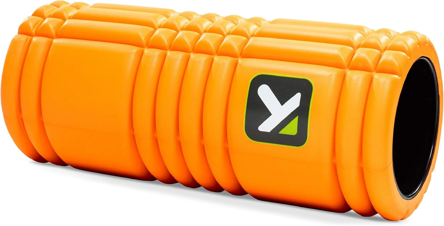 TriggerPoint Grid 1.0 Foam Roller - 13" Multi-Density Massage Roller for Deep Tissue & Muscle Recovery - Relieves Tight, Sore Muscles & Kinks, Improves Mobility & Circulation - Targets Key Body Parts