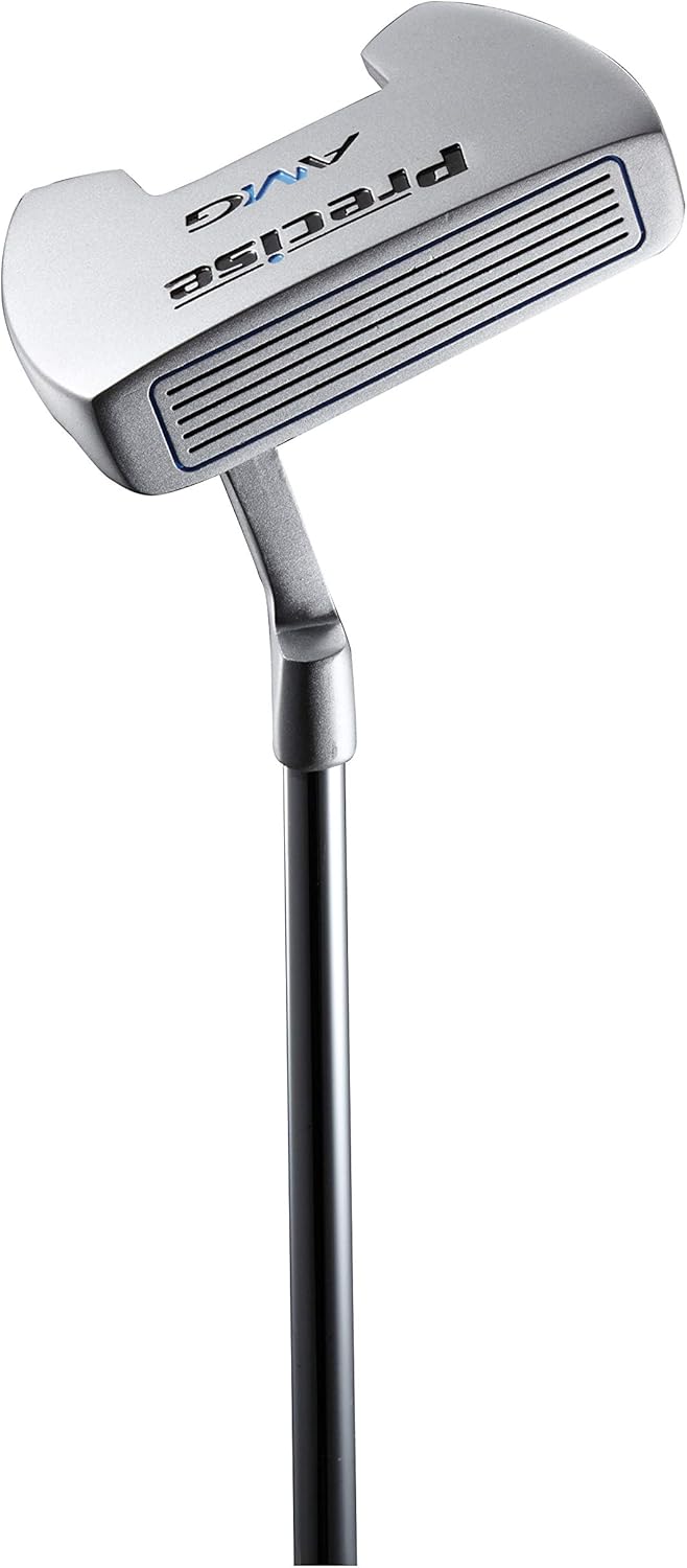 Precise AMG Right-Handed Complete Golf Clubs Set for Petite & Regular Height Women: 460cc Driver, 21° Hybrid, 3 Wood, 6-PW Stainless Irons, Putter, Stand Bag, 3 H/C's | Choose Your Color & Size