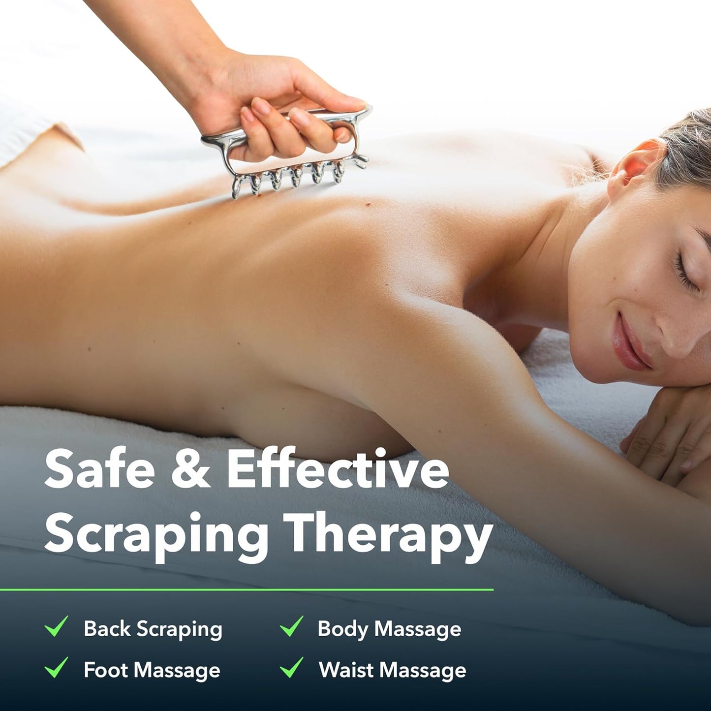 PZHZ® Fascia Massage Tool Blaster for Deep Tissue, Muscle Knots,Cellulite, Myofascial Release & More – All-in-One Full Body Tension Relief, Back & Neck Massager