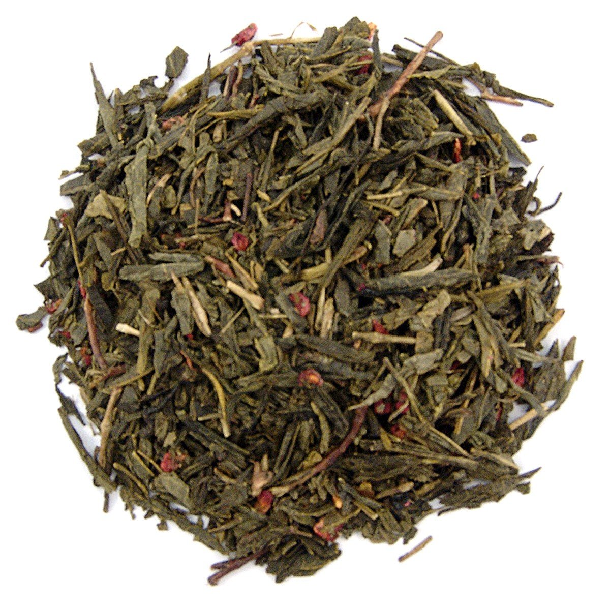 Bohemian Raspberry Tea Pouches - 4oz | Loose Leaf Green Tea Pouch | Sencha Style with Natural Raspberry Flavor | Fragrant Soothing Blend |Refreshing Herbal Infusion