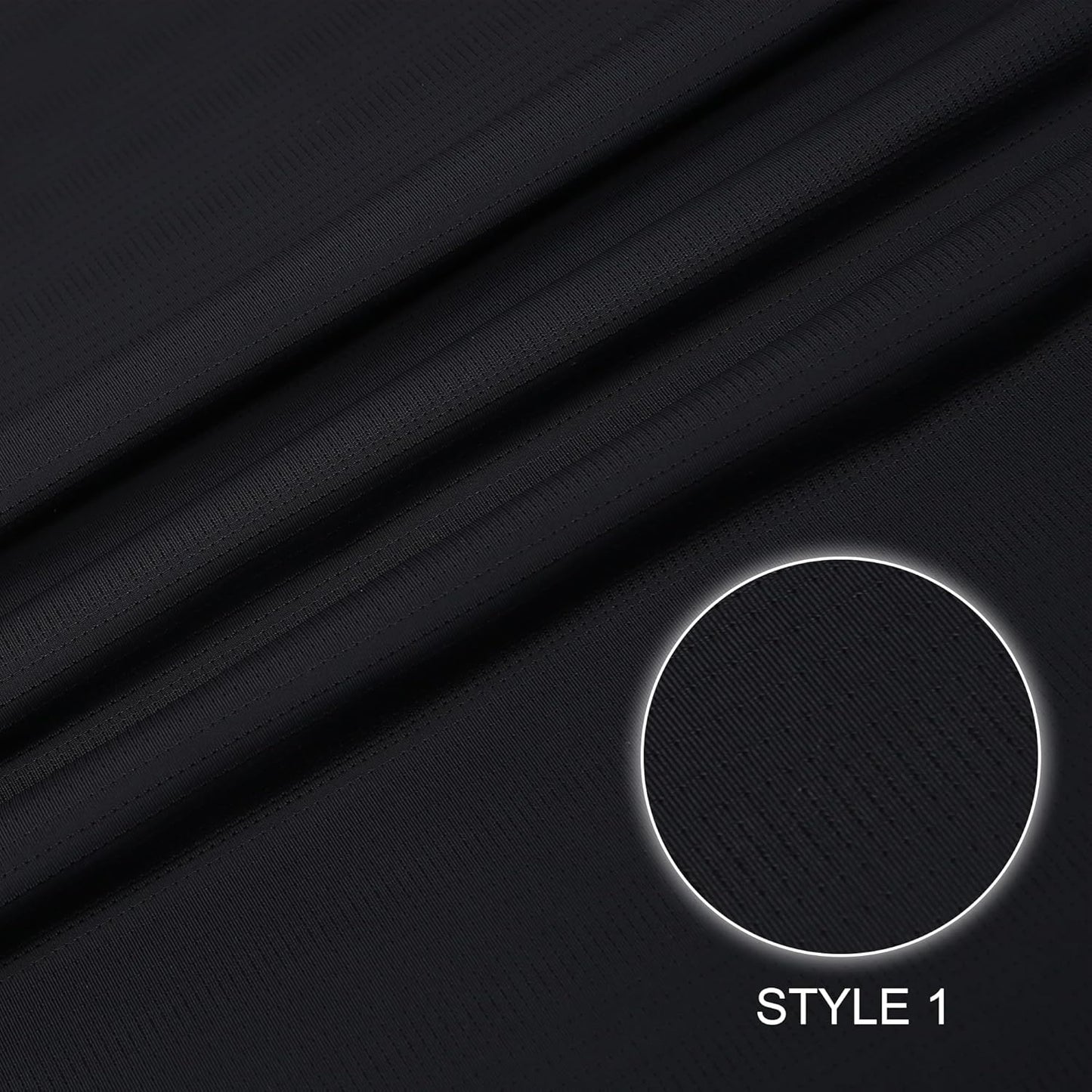 SAMERM Golf Shirts for Men Super Stretch Jacquard Dry Fit Golf Polo Moisture Wicking Short Sleeve Polo Shirts for Men