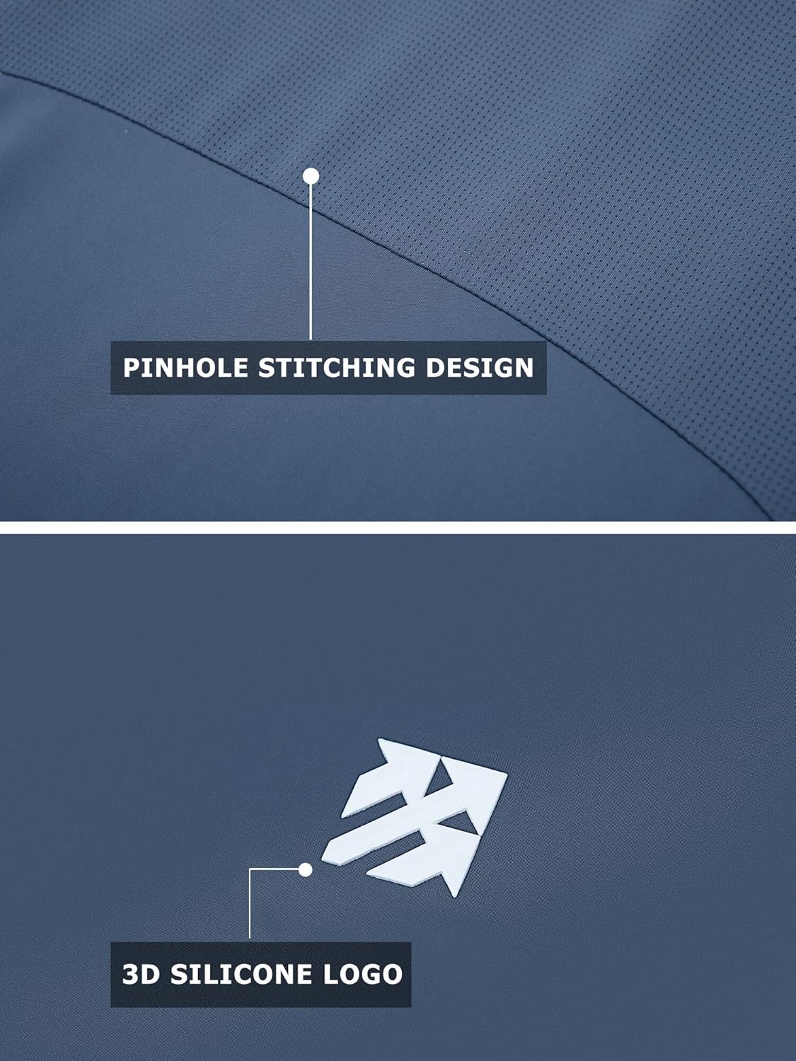 Moisture Wicking Quick Dry Soft Pickleball Workout Hiking Camping Running Shirts for Men Outdoor Sports
