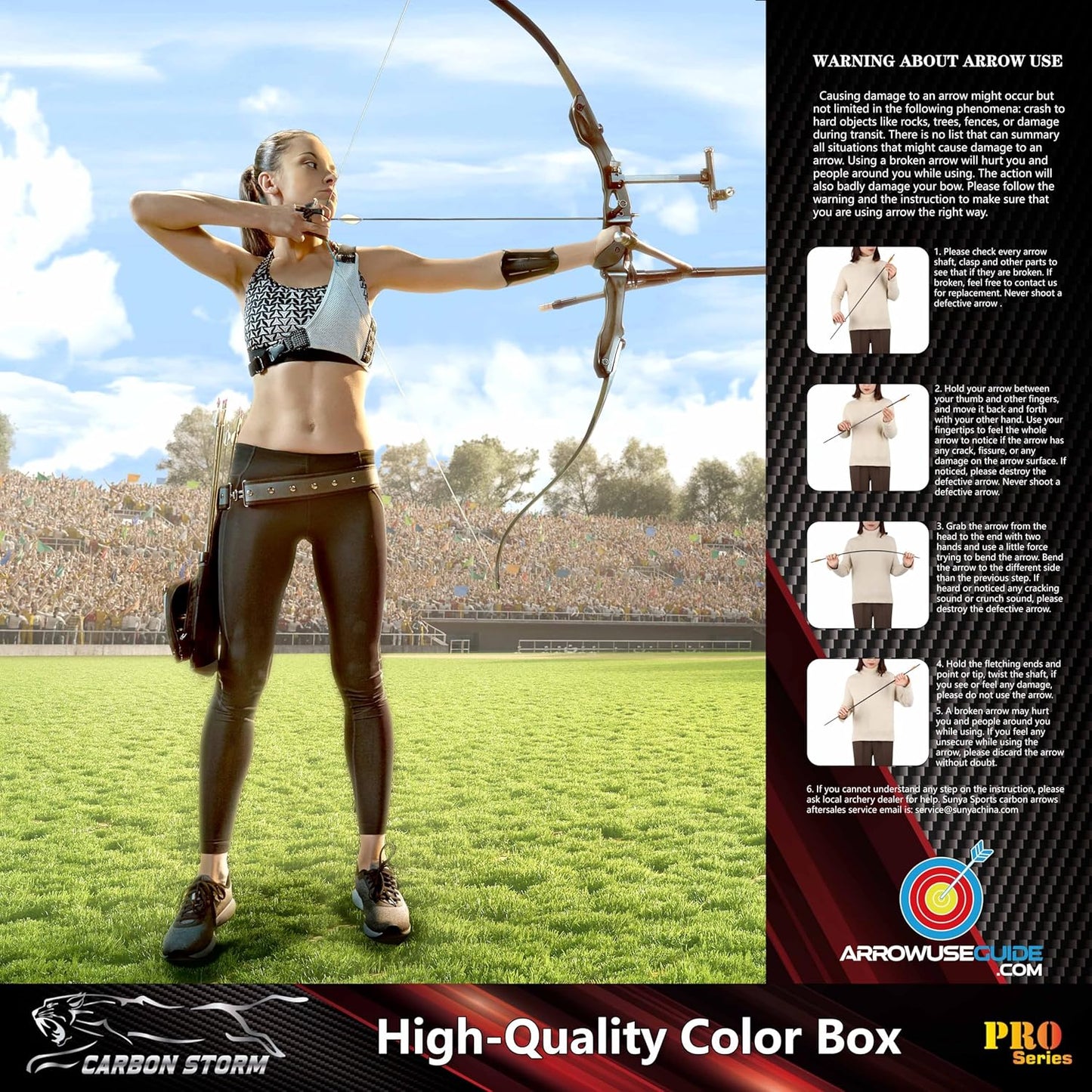 SUNYA 12-Pack 30 Inch Carbon Arrows Spine 500 or 400 for 40-60 LBS Bows|Switch to Recurve/Compound Modes, Anti-Loose O-Ring & TPU Vanes for Hunting/Target Practice