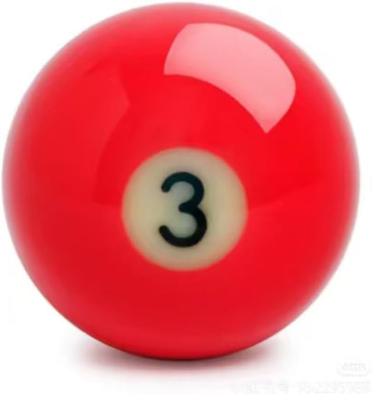 Replacement Billiards Ball, 2-1/4" Regulation Size, Object Balls with Cue Ball & Billiard #8 Ball, Standard Billiards Ball Accessories