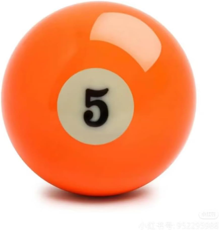 Replacement Billiards Ball, 2-1/4" Regulation Size, Object Balls with Cue Ball & Billiard #8 Ball, Standard Billiards Ball Accessories