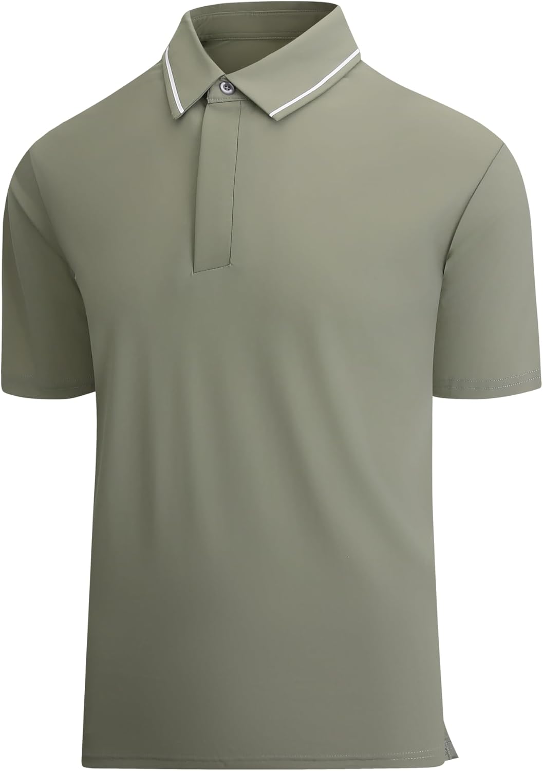 SAMERM Golf Shirts for Men Super Stretch Jacquard Dry Fit Golf Polo Moisture Wicking Short Sleeve Polo Shirts for Men