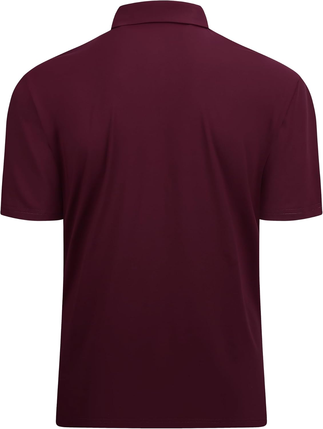 Alex Vando Mens Golf Shirt Moisture Wicking Quick-Dry Solid Short Sleeve Polo Shirts for Men