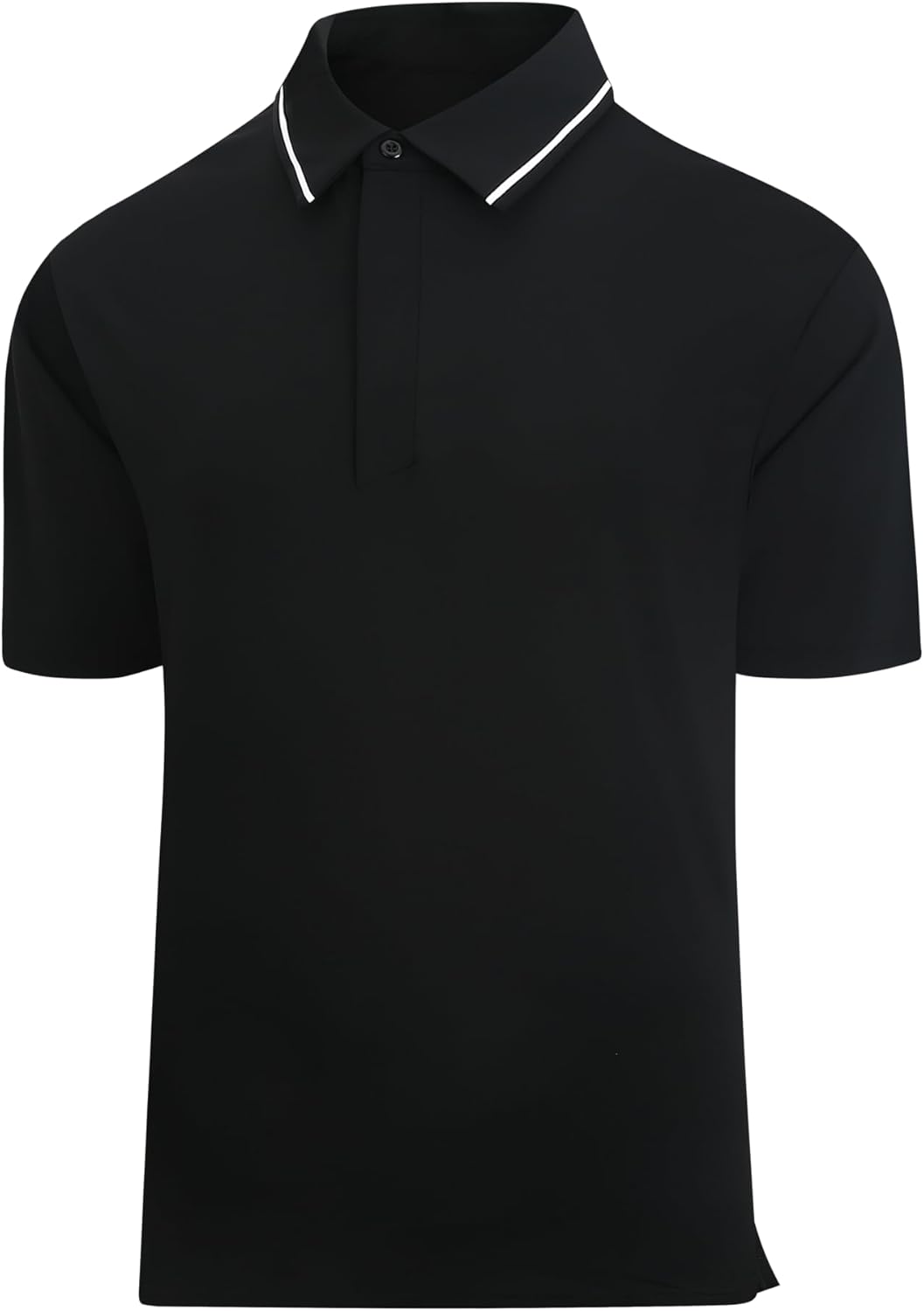 SAMERM Golf Shirts for Men Super Stretch Jacquard Dry Fit Golf Polo Moisture Wicking Short Sleeve Polo Shirts for Men