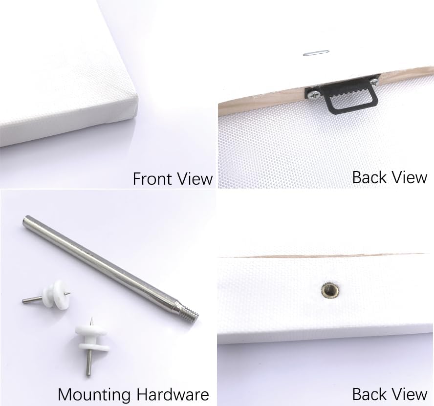 Rusenbao Gym Motivational Workout Wall Art, Home Gym Decor, Inspirational Workout Room Decor, Do Sharks Complain About Monday, Canvas Wall Art for Exercise Fitness Room Office, 11x14 inch(Pink)