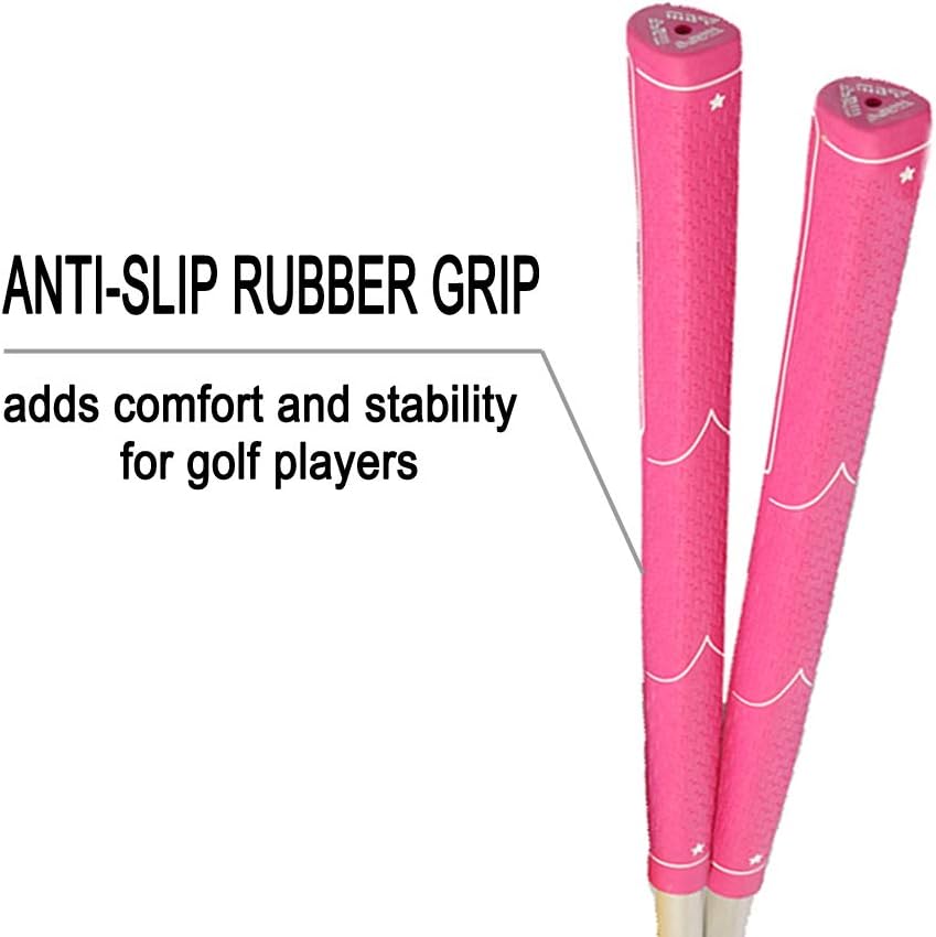 Acstar Two Way Junior Golf Putter Graphite Kids Putter Both Left and Right Handed Easily Use 3 Sizes to Choose Freely for Kids Ages 3-5 6-8 9-12