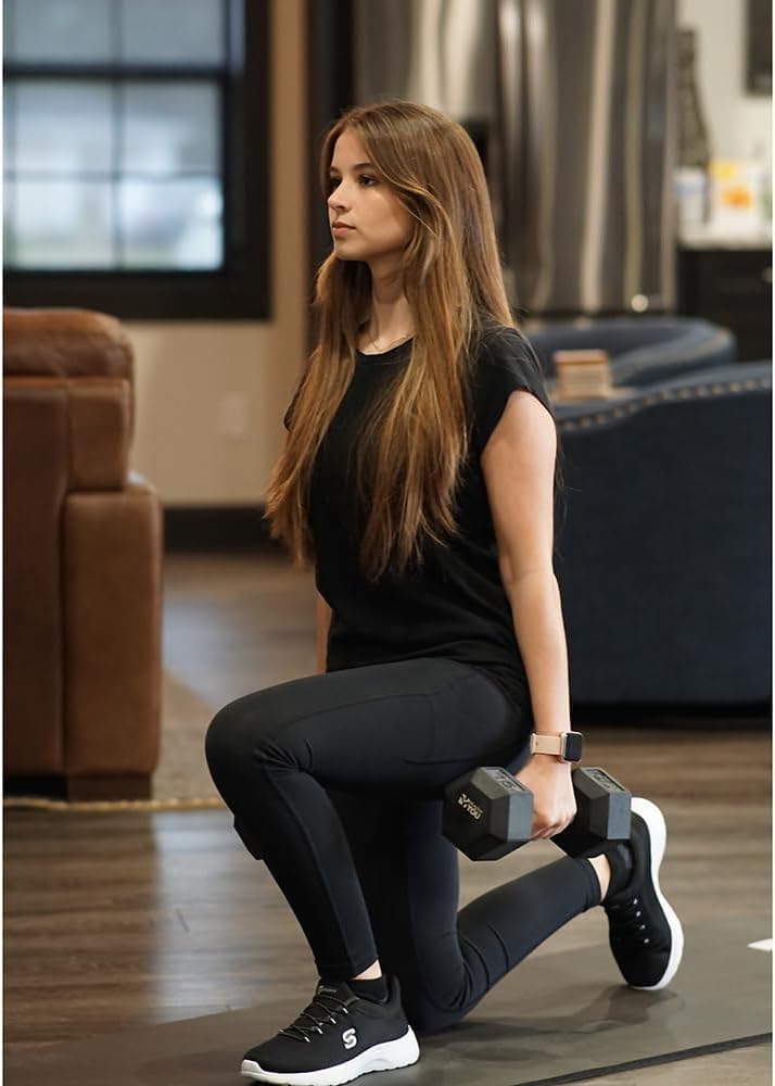 Rubber Hex Chrome Dumbbell Complete Package Set