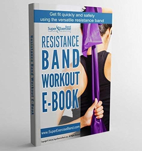 Resistance Band for Working Out - 8,16,24 Yard Resistance Bands Bulk Rolls - 10 Strengths in Light Medium and Heavy Exercise Bands - Latex Free Workout Bands Including iPhone App and e-Book