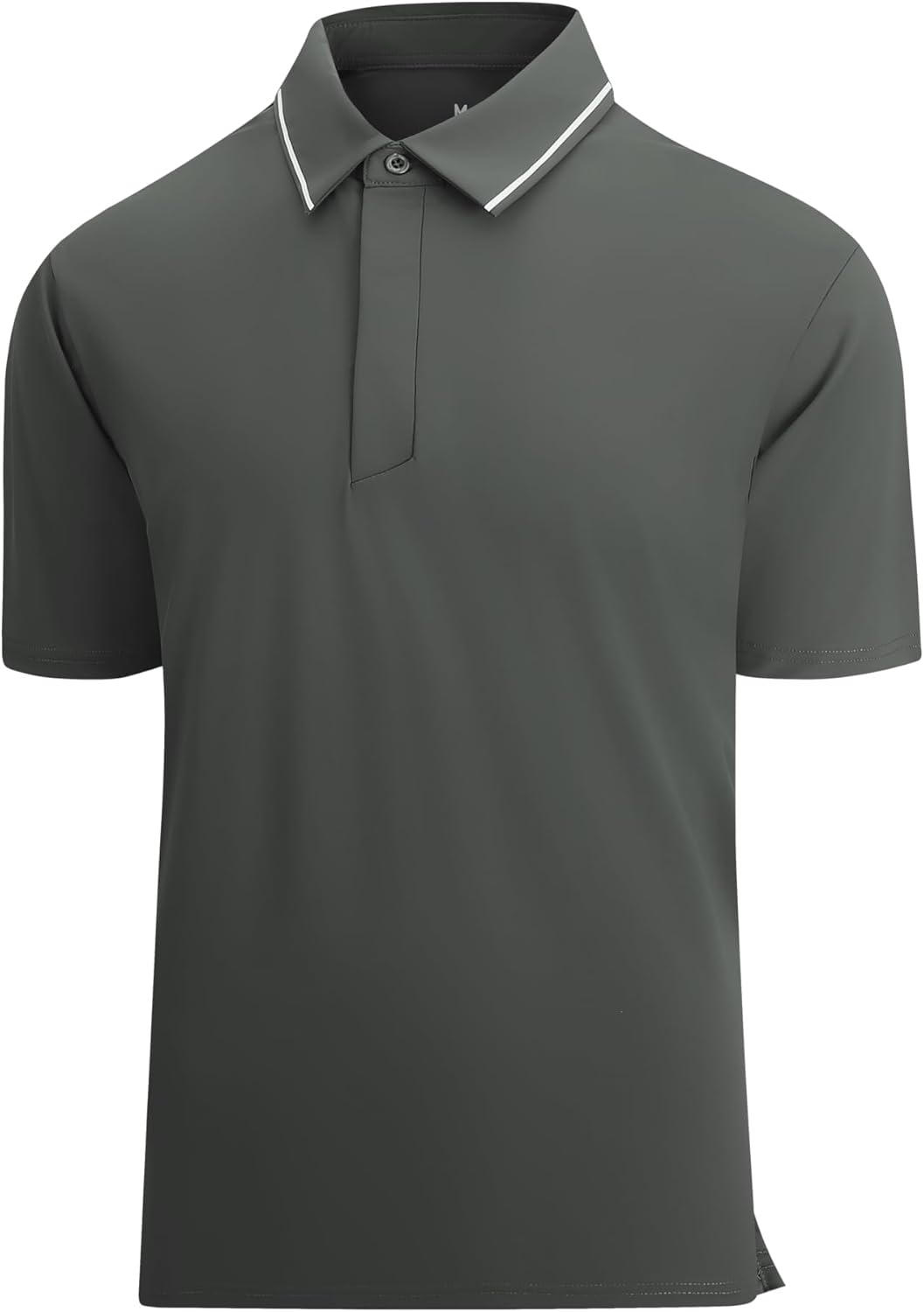 SAMERM Golf Shirts for Men Super Stretch Jacquard Dry Fit Golf Polo Moisture Wicking Short Sleeve Polo Shirts for Men