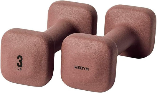 SafeGrip Dumbbells, Anti-Slip, Anti-Roll, Thick Handles, Free Weights, Square Dumbbells for Secure Workouts at Home, Weightlifting, and Personal Training