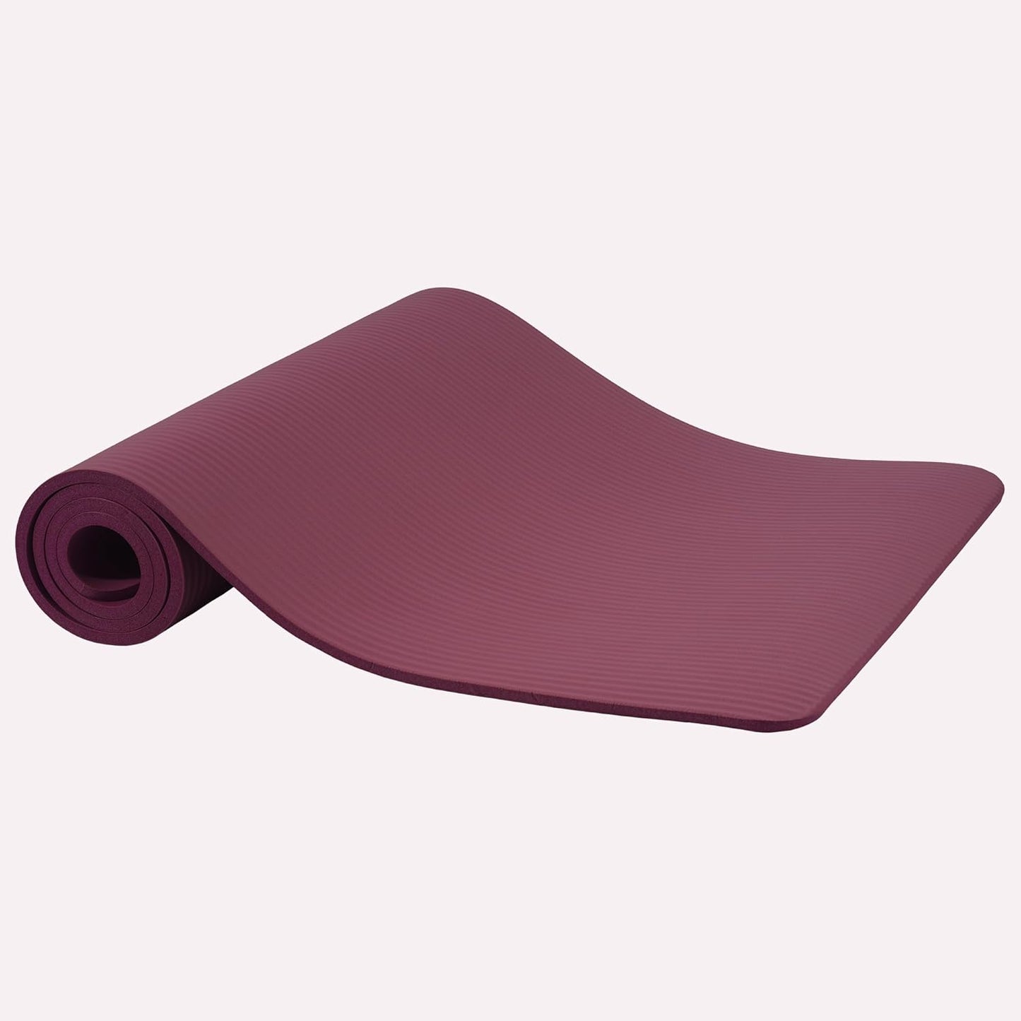 Yoga Mat, 1/2-Inch Extra Thick High Density Exercise Mat, Anti-Tear Exercise Yoga Mat with Carrying Strap, Suitable for Various Yoga Exercises