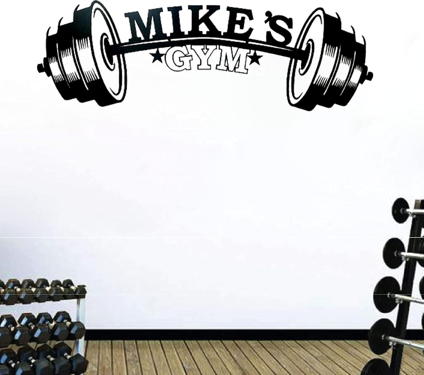 Custom Gym Metal Wall Art, Personalized Gymer Name Sign Decoration For Room, Gym Metal Home Decor