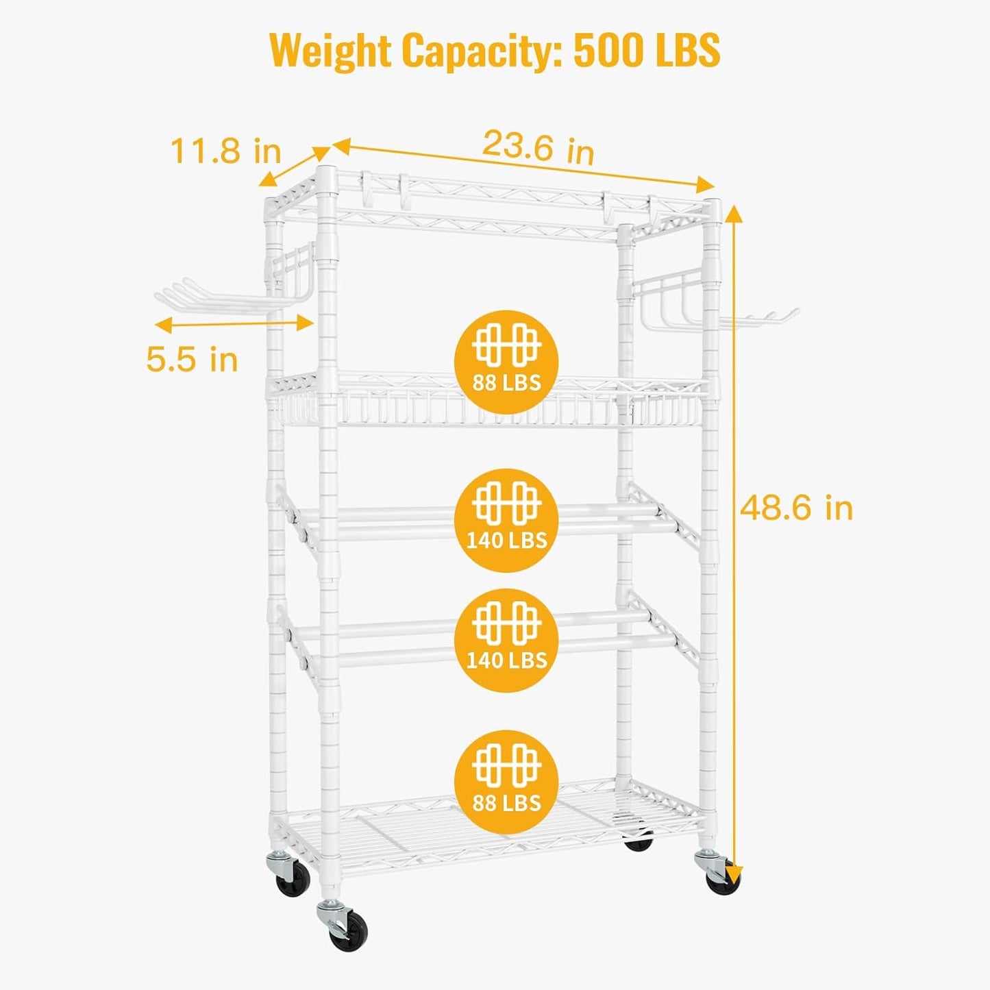 S3 Dumbbells Rack Storage Rack, Portable Home Gym Storage, Yoga Mat Storage, and Weight Rack Organizers for Gym Studio