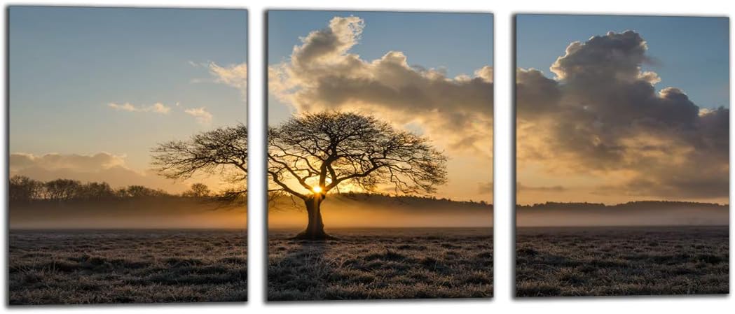 Motivational Wall Art Inspirational Entrepreneur Quotes Canvas Painting Tree of Life Modern Inspiring Posters Pictures Prints Framed Artwork Decorations for Living Room Home Office House Decor