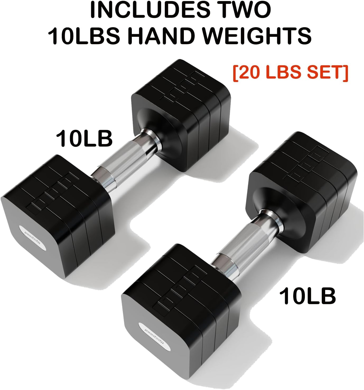 15LB 20LB 50LB Adjustable Dumbbell Set Free Weights Dumbbells Set for Women Men Hand Weights Sets Adjust Dumbbell Weight Sets for Home Gym Exercise Workout Strength Training Equipments