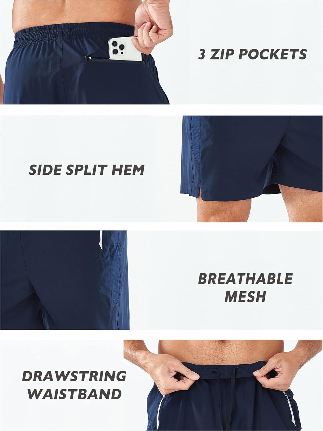NORTHYARD Men's Running Athletic Shorts 5"/ 7"/ 9" Workout Gym Short Tennis Quick Dry Active Sport Hiking Basketball