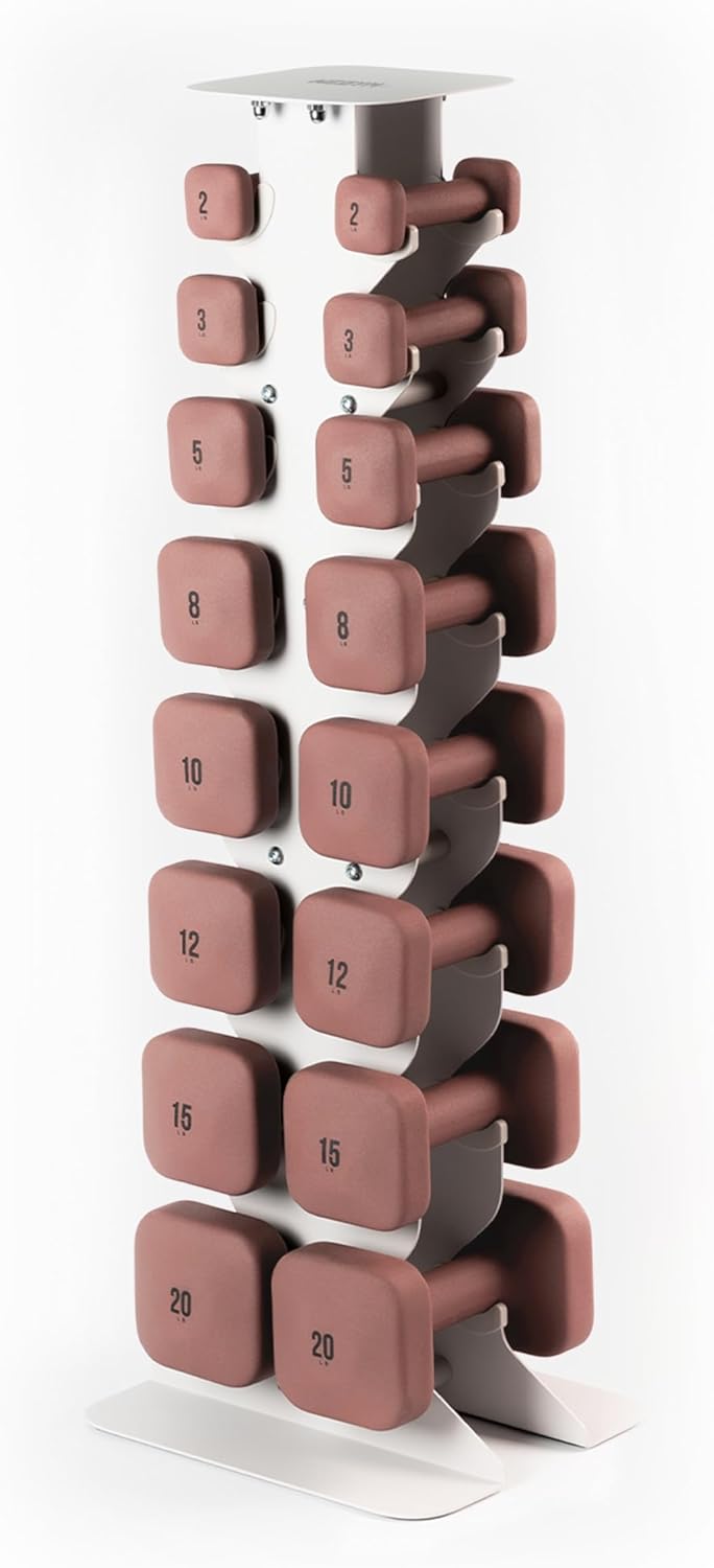 SafeGrip Dumbbells, Anti-Slip, Anti-Roll, Thick Handles, Free Weights, Square Dumbbells for Secure Workouts at Home, Weightlifting, and Personal Training