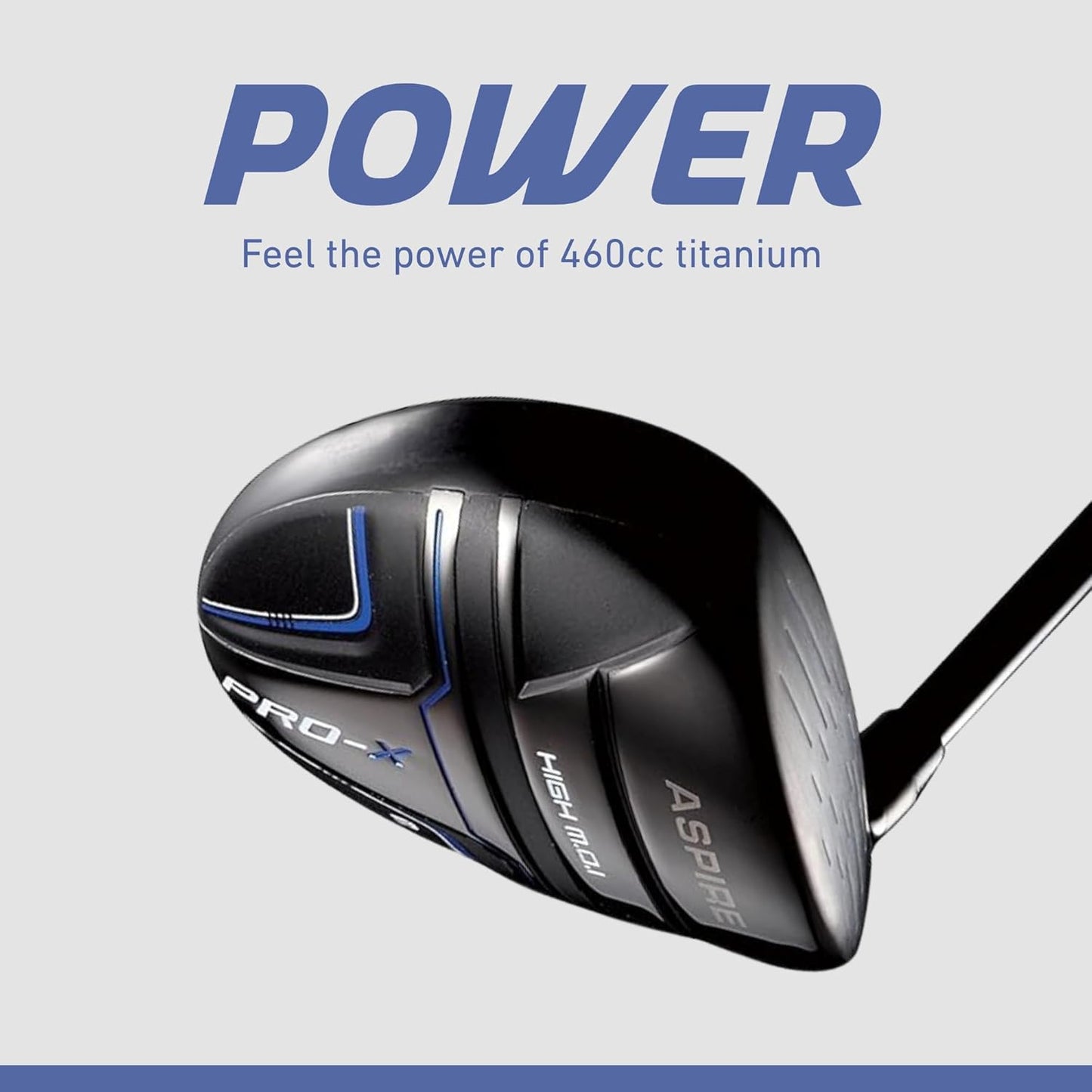 19 Piece Men's Complete Golf Club Package Set with Titanium Driver, #3 Fairway Wood, 3-4-5 Hybrids, 6-SW Irons, Putter, Stand Bag, 5 H/C's - Choose Options!