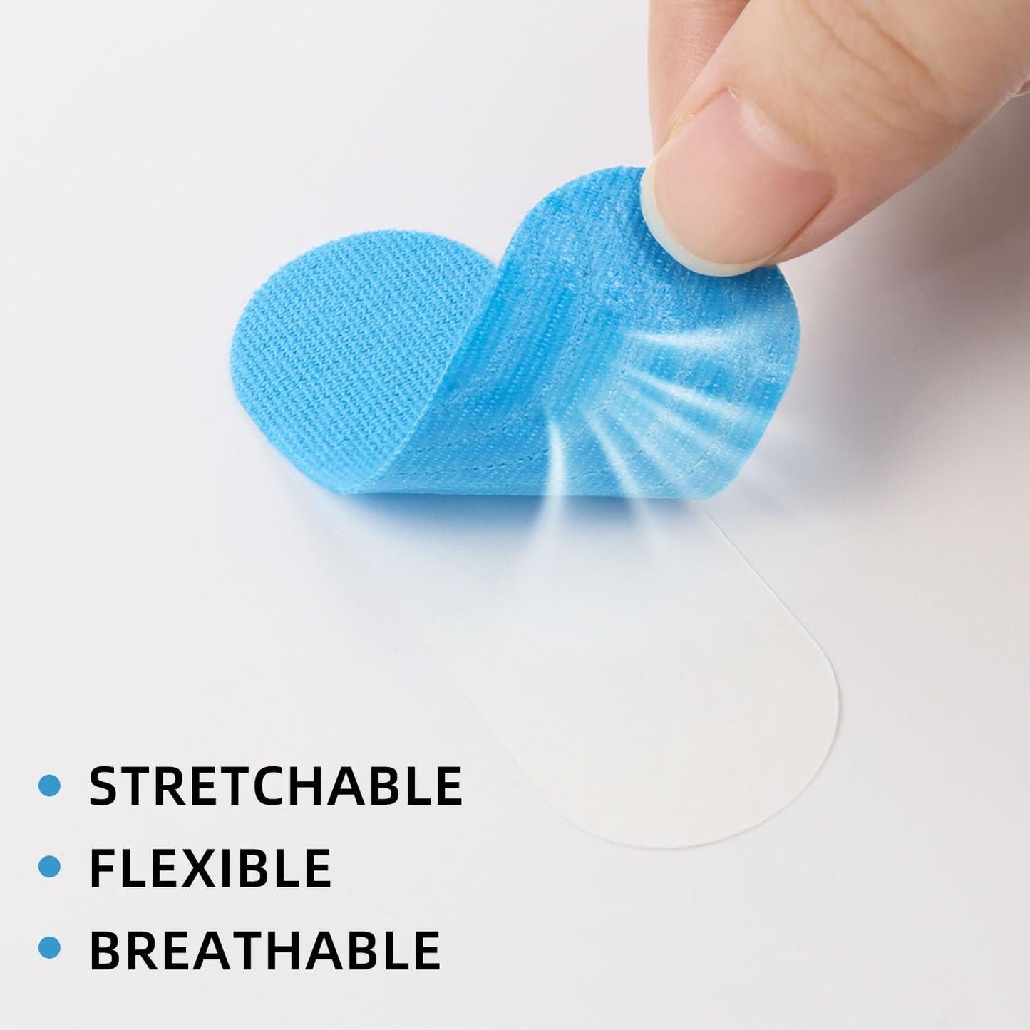 40 Pcs Bowling Thumb Tape Elastic Bowling Finger Tape Protective Performance Tape for Bowlers Sport Tape for Bowling Finger Protection Bowling Finger Protector Bowling Accessories for Men Women (Blue)