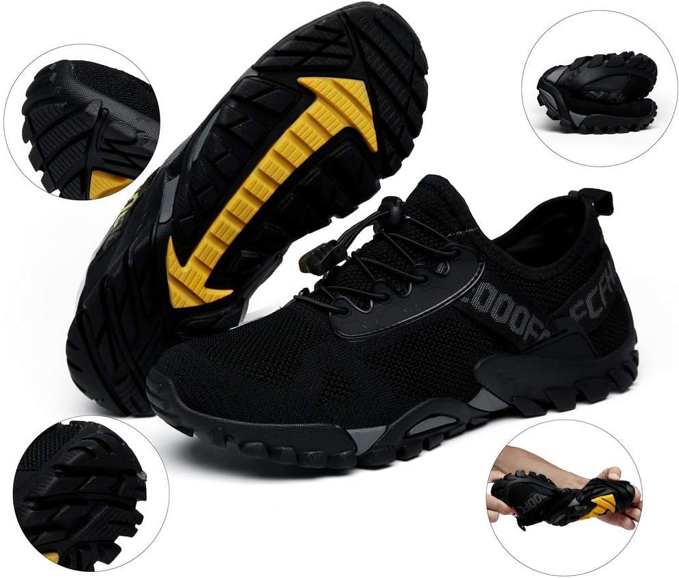 ABAO Hiking Shoes Men Women Outdoor Sports Shoes Non-Slip Breathable Sneakers Low Top Walking Shoes for Outdoor Trailing Trekking Walking Climbing Travel Lightweight