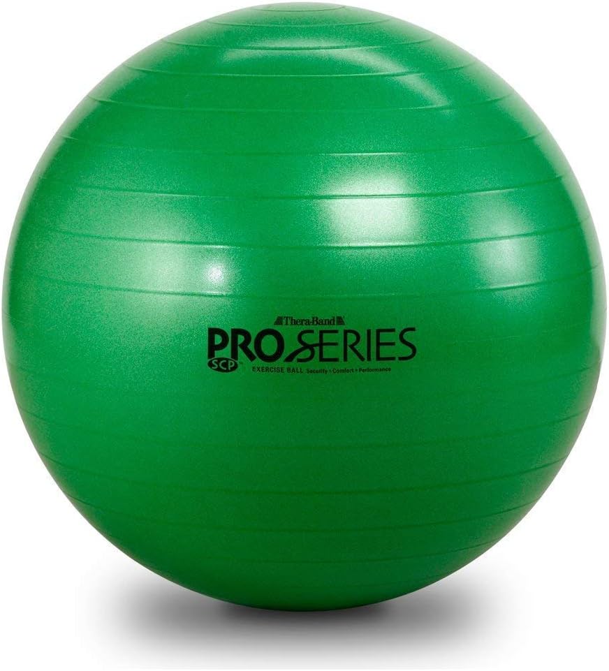 THERABAND Exercise Ball, Stability Ball with Diameter for Athletes Standard Fitness for Posture, Balance