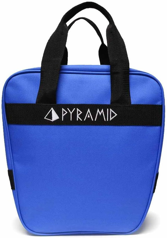 Pyramid Prime One Single Tote 1 Ball Bowling Bag with Large Padded Foam Bowling Ball Holder - Holds A Pair of Bowling Shoes (Up To US Mens Size 10)