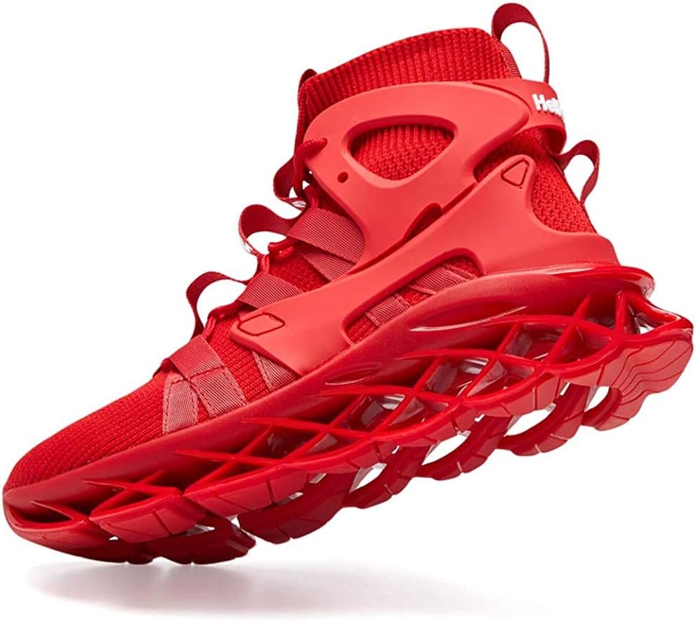 Hello MrLin Men's Running Shoes Non Slip Athletic Tennis Walking Blade Type Sneakers Hip Hop