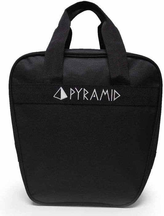 Pyramid Prime One Single Tote 1 Ball Bowling Bag with Large Padded Foam Bowling Ball Holder - Holds A Pair of Bowling Shoes (Up To US Mens Size 10)