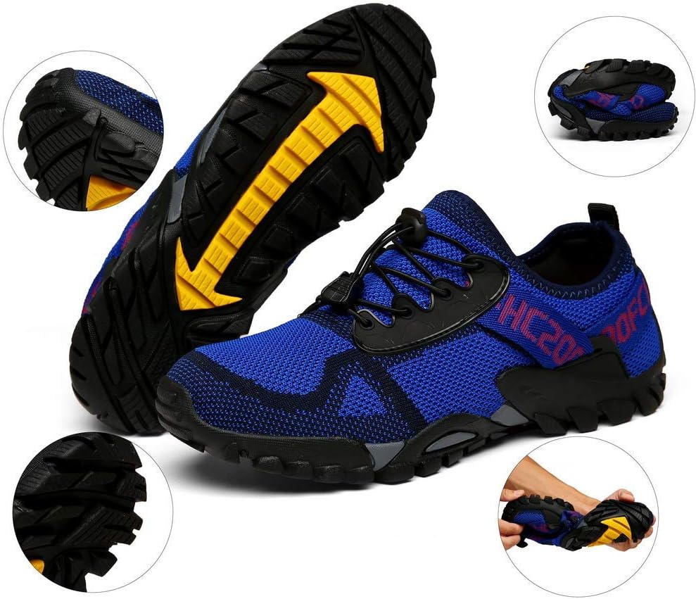 ABAO Hiking Shoes Men Women Outdoor Sports Shoes Non-Slip Breathable Sneakers Low Top Walking Shoes for Outdoor Trailing Trekking Walking Climbing Travel Lightweight