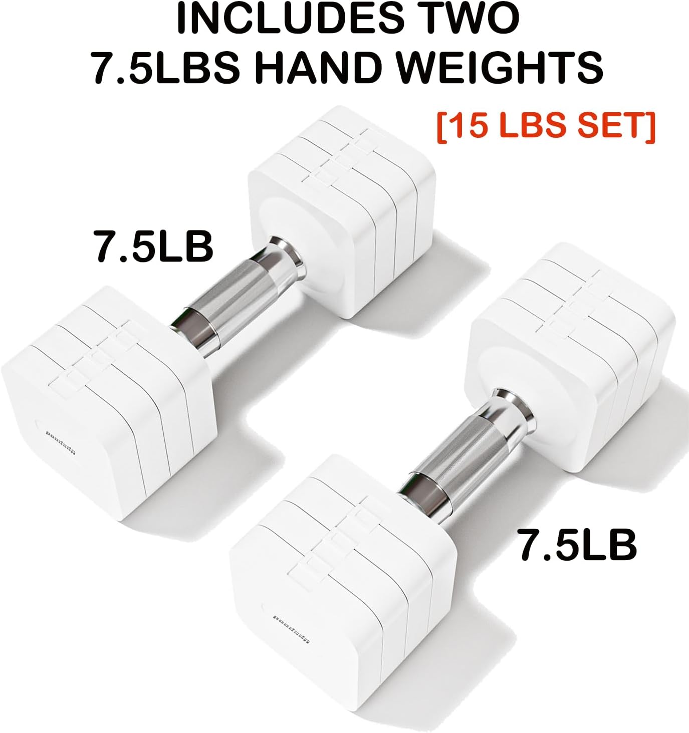 15LB 20LB 50LB Adjustable Dumbbell Set Free Weights Dumbbells Set for Women Men Hand Weights Sets Adjust Dumbbell Weight Sets for Home Gym Exercise Workout Strength Training Equipments