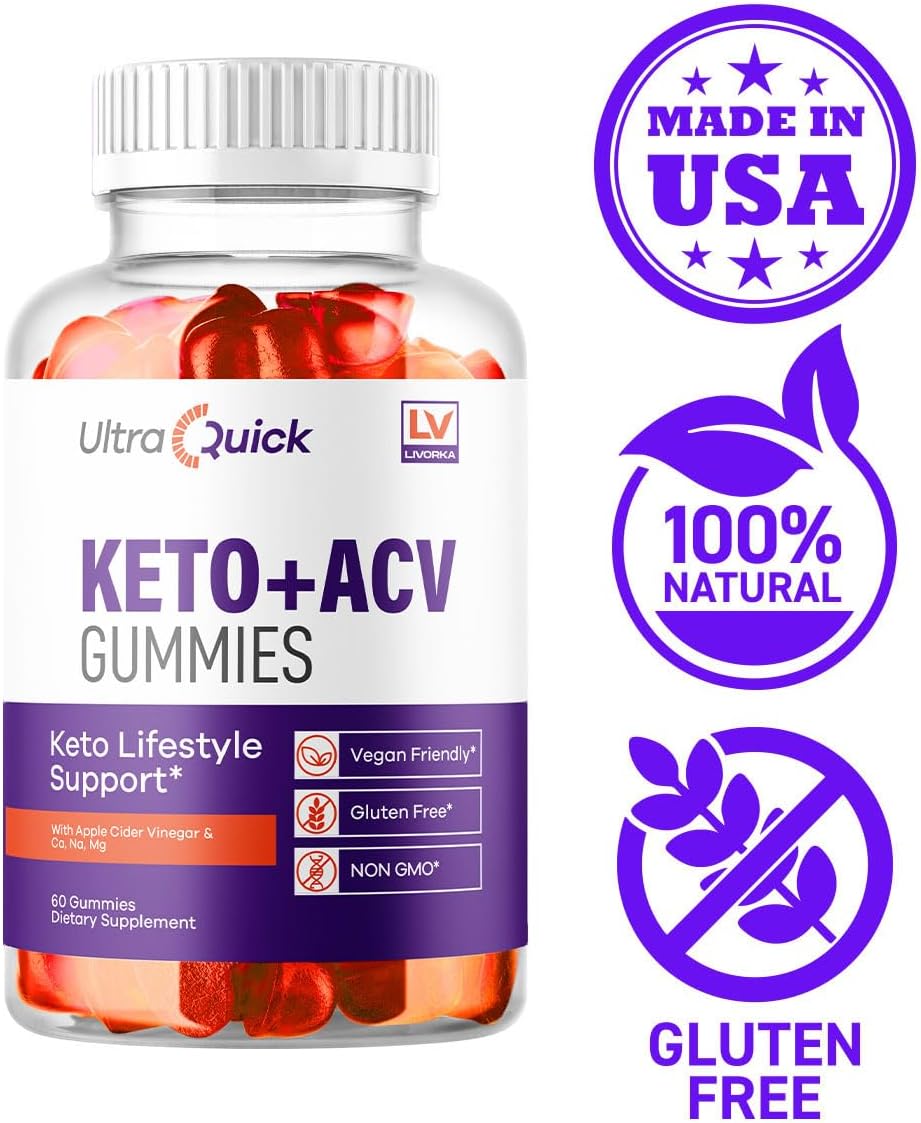 (5 Pack) Ultra Quick Keto ACV Gummies, UltraQuick Keto ACV Gummies 1050MG, UltraQuick Keto Plus ACV Gummies Support, Ultra Quick Keto, Ultra Quick Keto Plus ACV Gummy, 300 Gummies For 5 Months