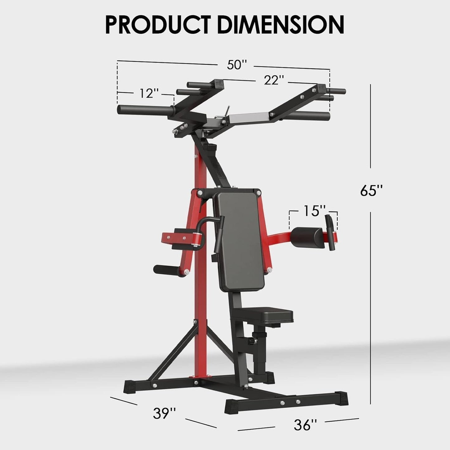Mikolo Deltoid and Shoulder Press Machine, Lateral Raise Machine with Adjustable Seat and Backrest, 800 Weight Capacity Upper Body Machine