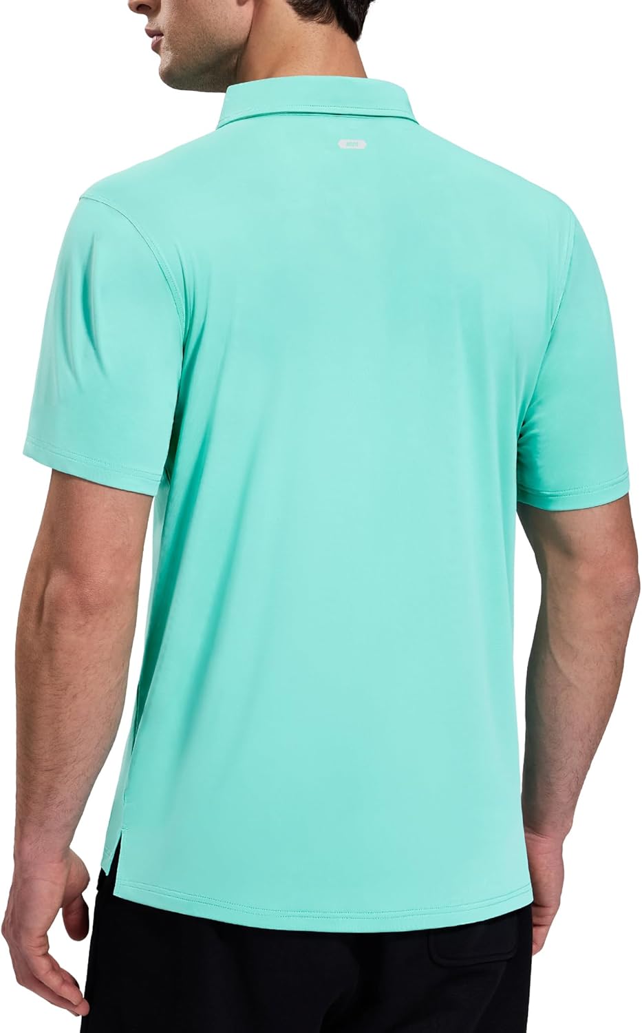 MIER Polo Shirts for Men Short Sleeve Dry Fit Performance Golf Tennis Active Collared Shirts, UPF 50+ Sun Protection