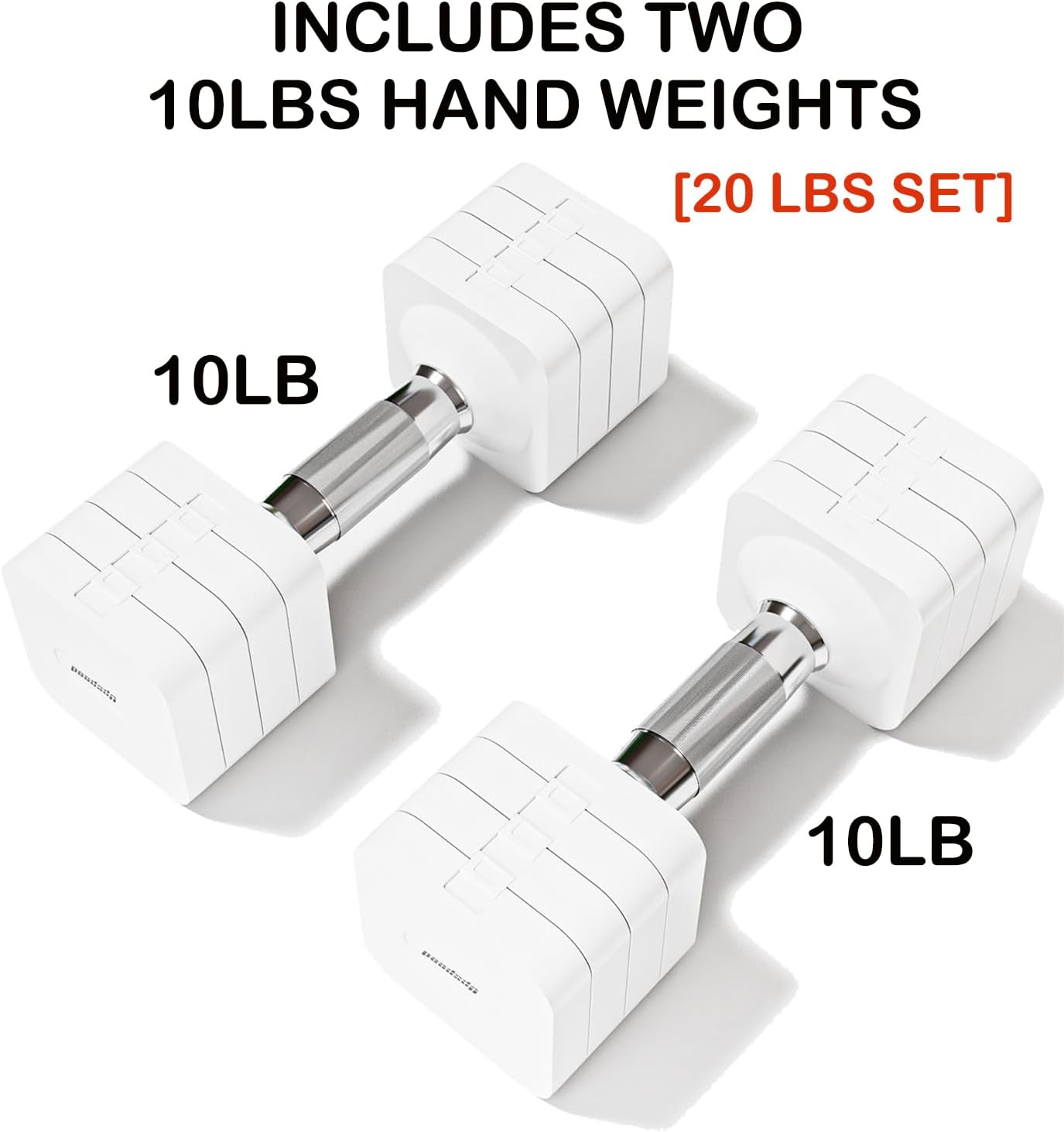 15LB 20LB 50LB Adjustable Dumbbell Set Free Weights Dumbbells Set for Women Men Hand Weights Sets Adjust Dumbbell Weight Sets for Home Gym Exercise Workout Strength Training Equipments