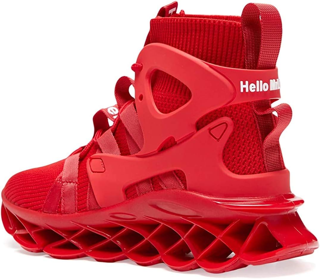 Hello MrLin Men's Running Shoes Non Slip Athletic Tennis Walking Blade Type Sneakers Hip Hop