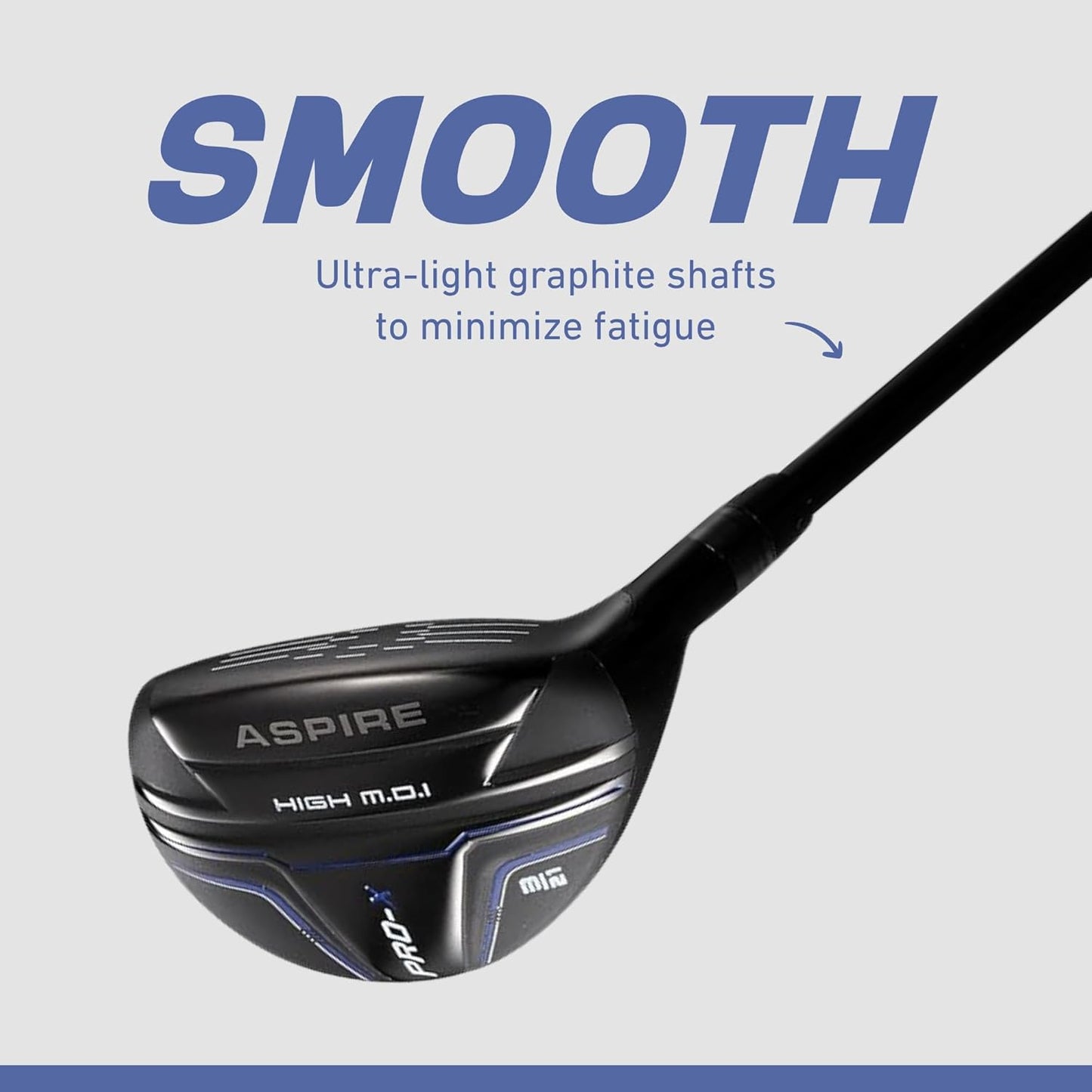 19 Piece Men's Complete Golf Club Package Set with Titanium Driver, #3 Fairway Wood, 3-4-5 Hybrids, 6-SW Irons, Putter, Stand Bag, 5 H/C's - Choose Options!