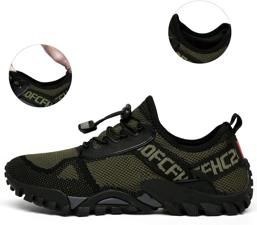 ABAO Hiking Shoes Men Women Outdoor Sports Shoes Non-Slip Breathable Sneakers Low Top Walking Shoes for Outdoor Trailing Trekking Walking Climbing Travel Lightweight