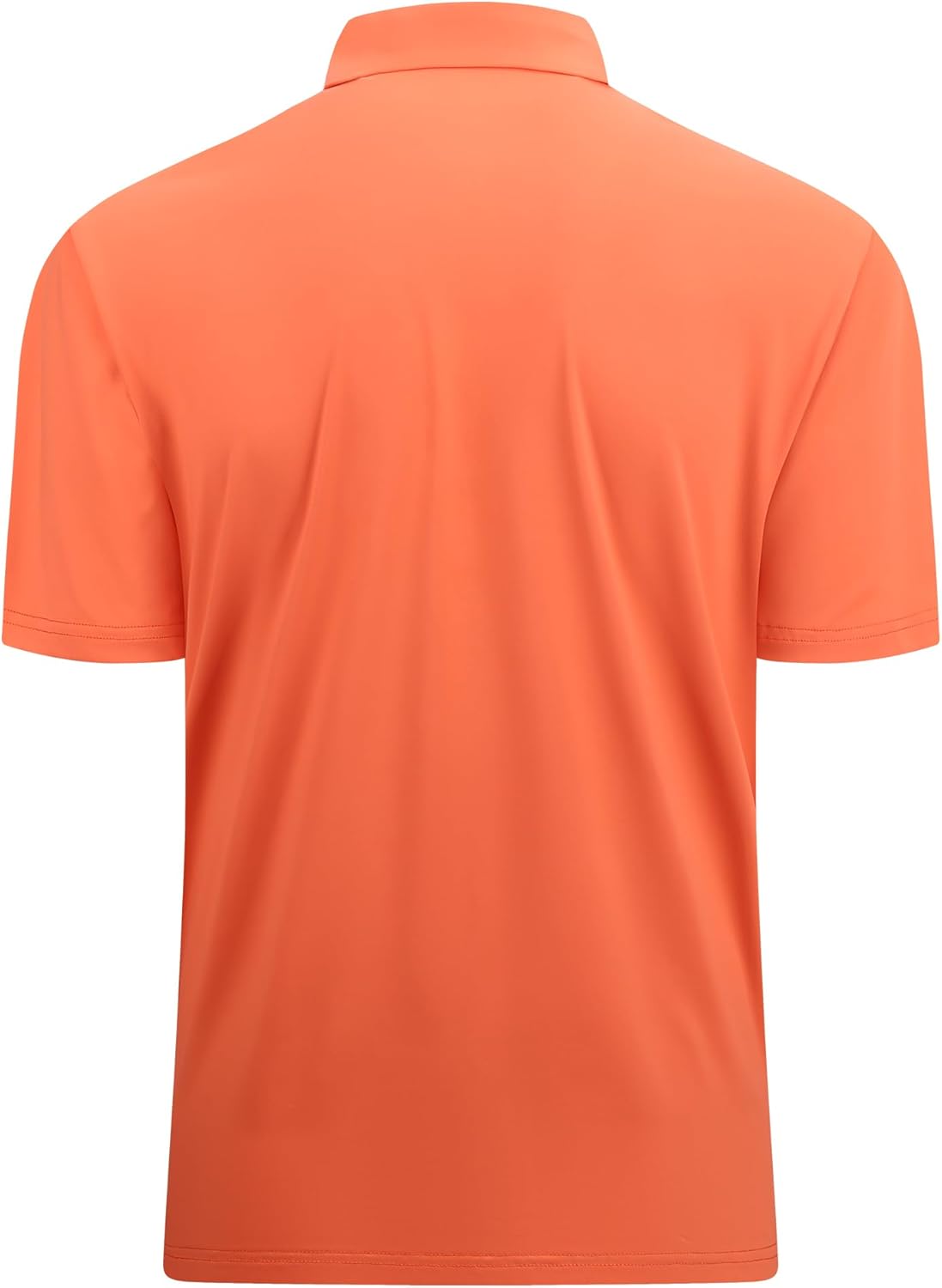 Alex Vando Mens Golf Shirt Moisture Wicking Quick-Dry Solid Short Sleeve Polo Shirts for Men