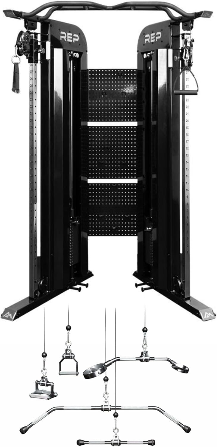 REP Fitness Arcadia™ Functional Trainer- All in one Functional Trainer and Cable Machine for Home and Garage Gym!- Optional Weight Stack Upgrades and Attachment Packages