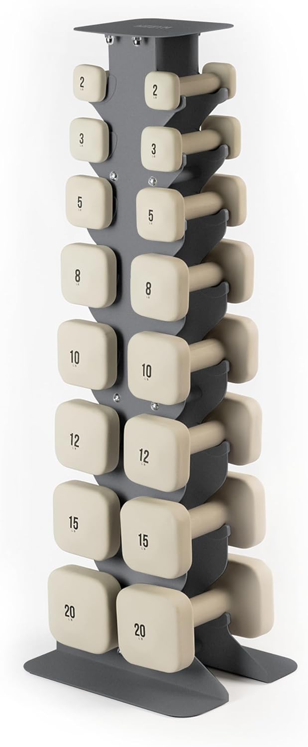 SafeGrip Dumbbells, Anti-Slip, Anti-Roll, Thick Handles, Free Weights, Square Dumbbells for Secure Workouts at Home, Weightlifting, and Personal Training