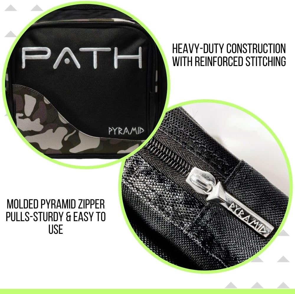 Pyramid Path Pro Deluxe Single Bowling Ball Tote - Holds One Ball, One Pair Shoes Up to Mens 15